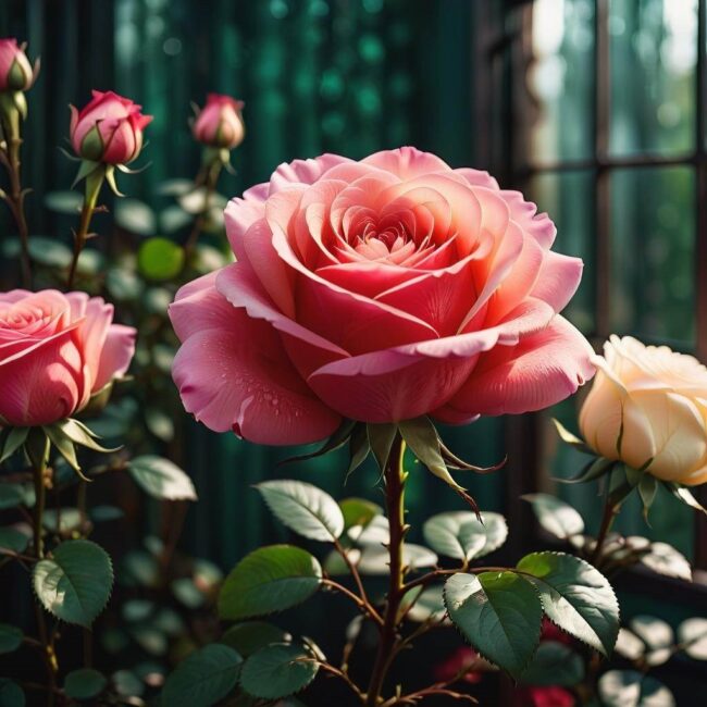 Ciemnoczerwone róże a niewierność