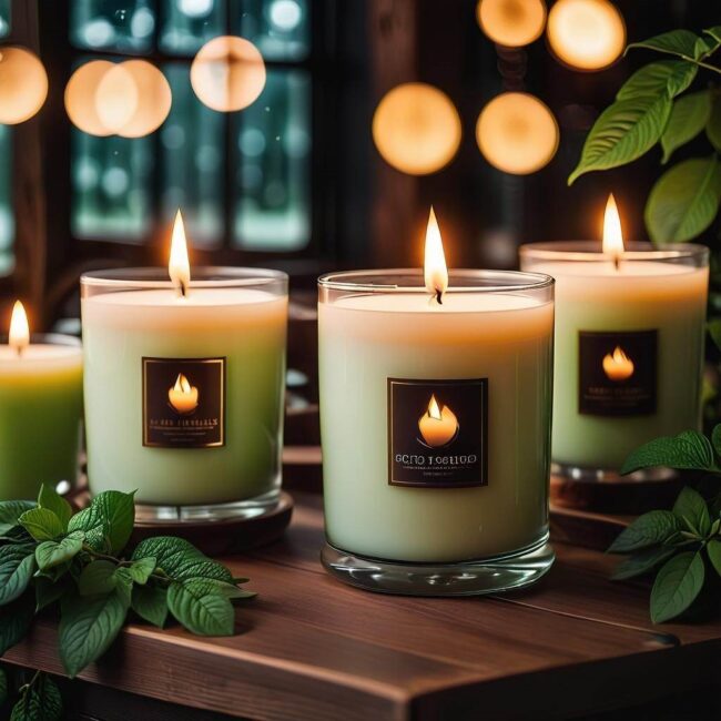 DIY zestaw świec sojowych