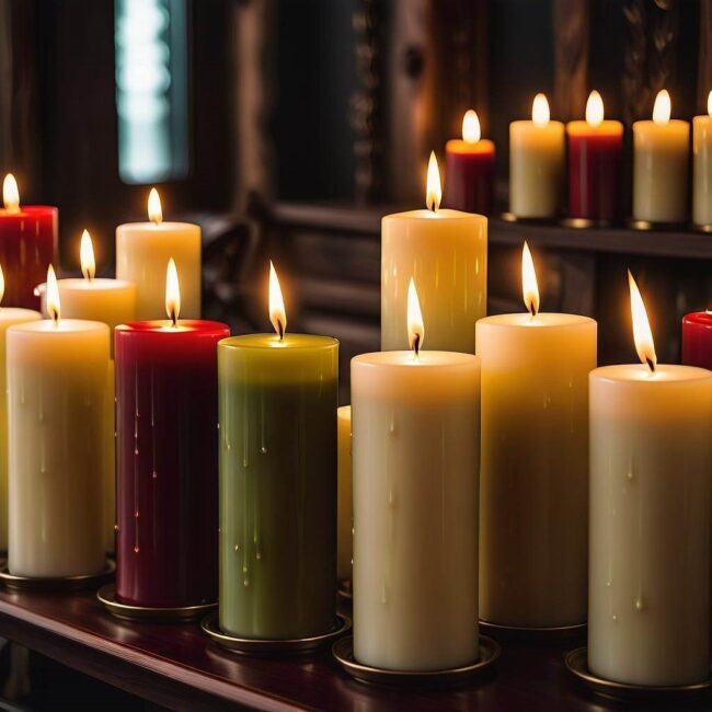 Długie świece sojowe dla świadomych konsumentów