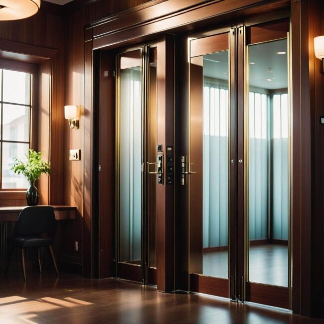 Drzwi harmonijkowe czy można montować na ścianie z lekkich materiałów