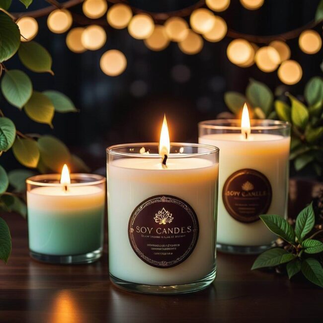 Ekologiczne ozdoby do świec sojowych