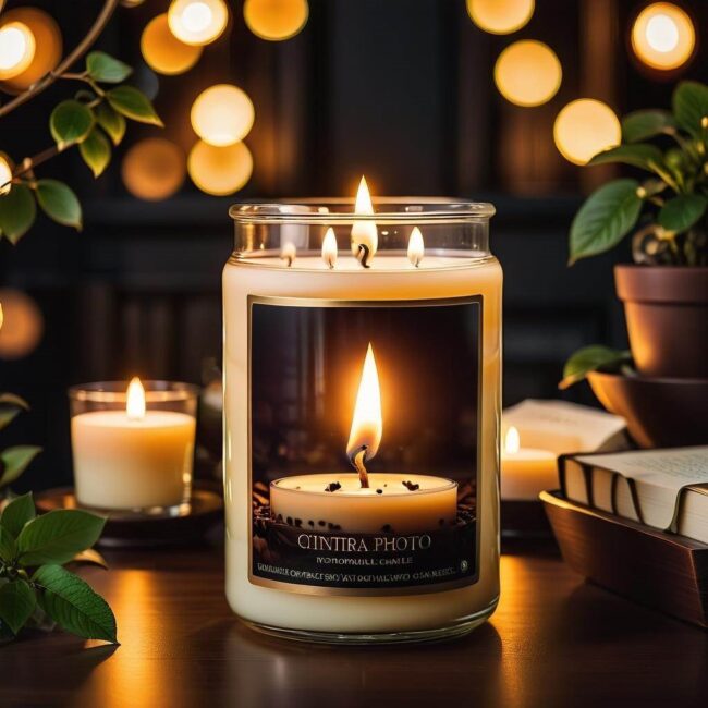 Ekonomiczna świeca sojowa