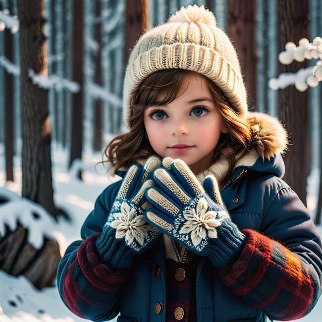 Komfortowe rękawiczki dla dzieci