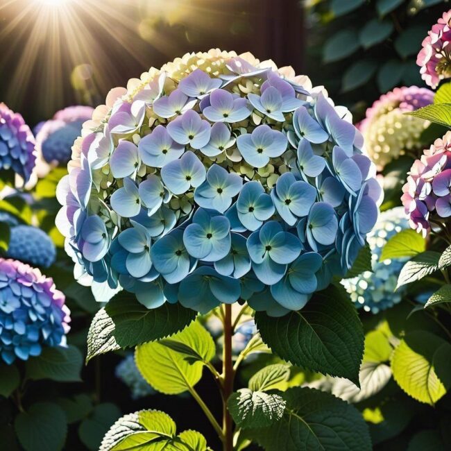 Które hortensje dobrze rosną na słońcu