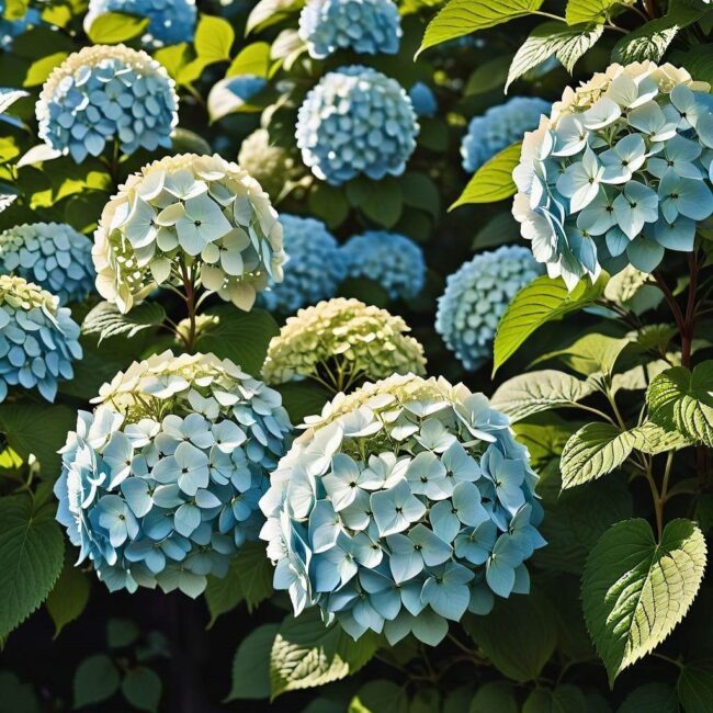 Kwitnienie hortensji pnącej