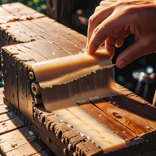 Metody usuwania starożytnego kleju z drewna