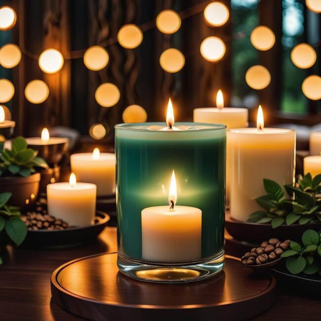 Naturalna świeca sojowa