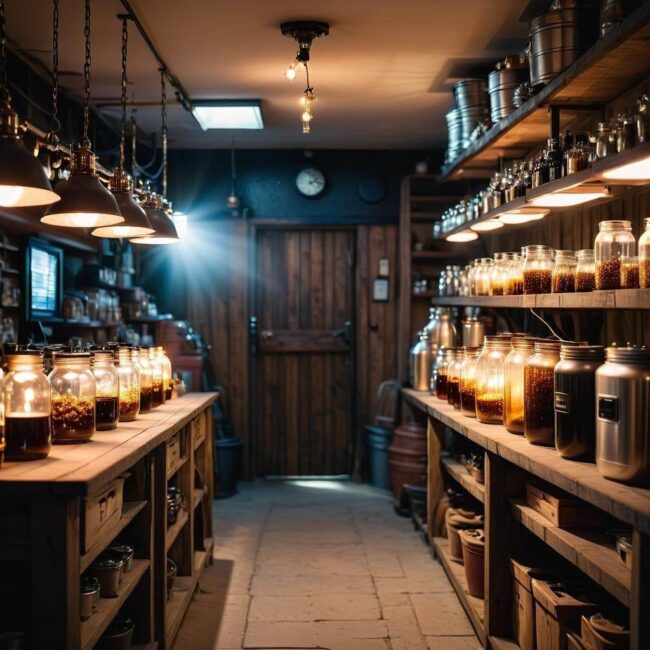 Naturalne światło w piwnicy