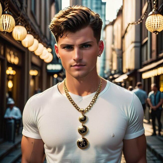 Noszenie naszyjników w kulturze pop