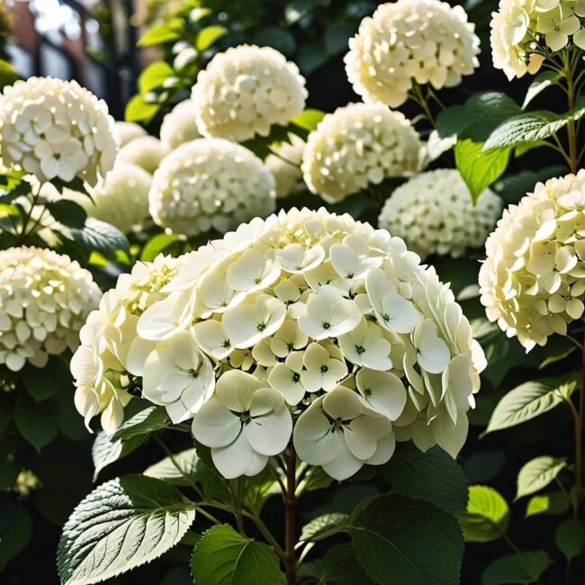 Ochrona hortensji białej przed chorobami