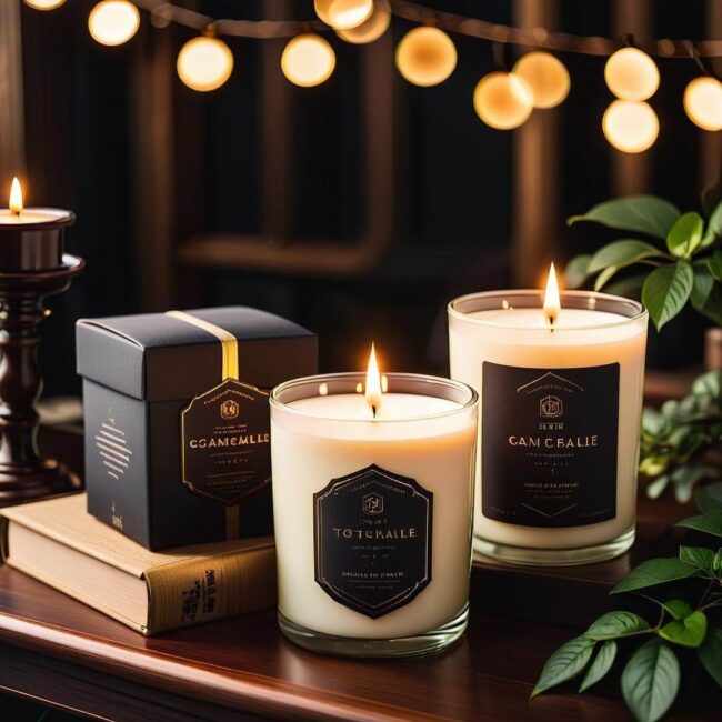 Opakowania na świeczki na prezent