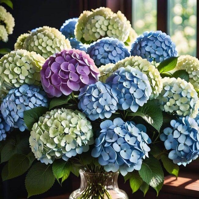 Porady dotyczące pielęgnacji hortensji w wazonie