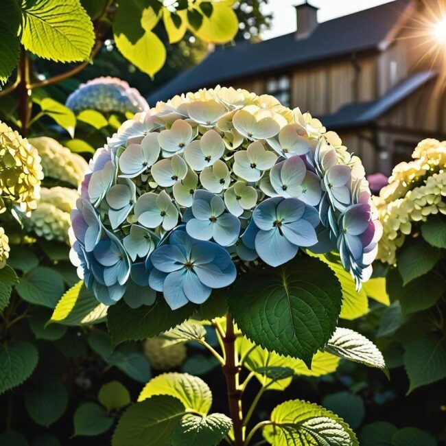 Porady dotyczące sadzenia hortensji na terenach mocno nasłonecznionych