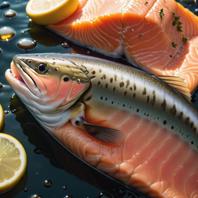 Porównanie różnych metod usuwania skóry z łososia