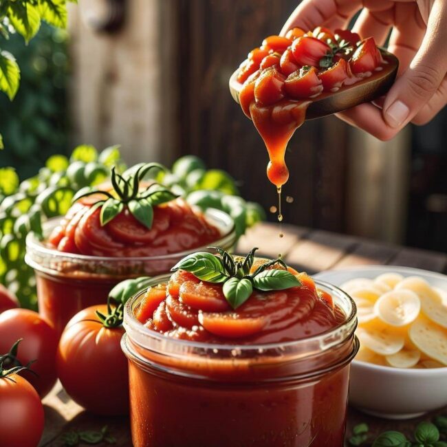 Przecier pomidorowy z dodatkiem ziół