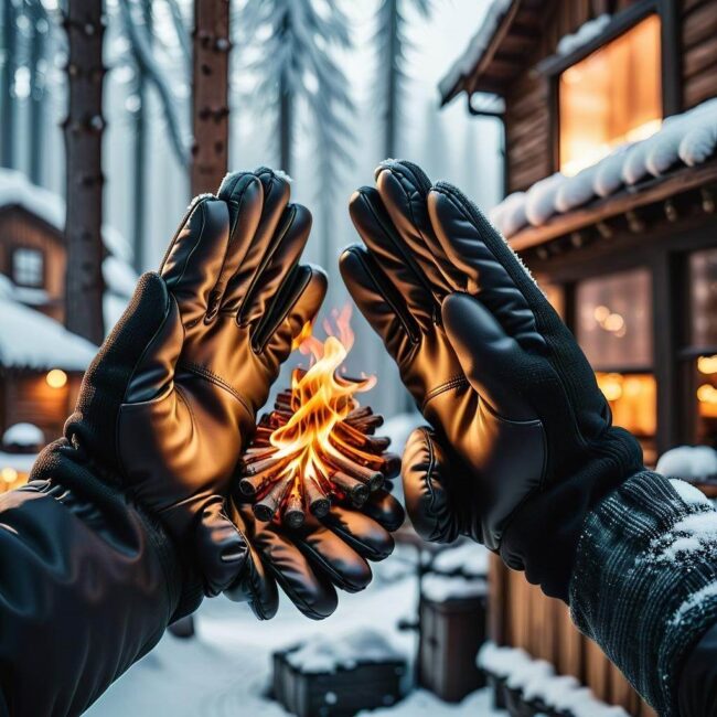 Rękawiczki męskie przeciw zimnu