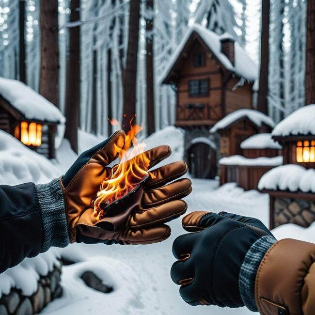 Rękawiczki męskie z ociepleniem
