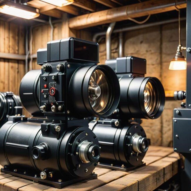 Siłowniki o niskim napięciu dla piwnic