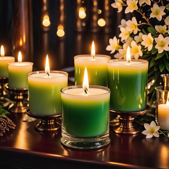 Składniki do domowej świecy zapachowej