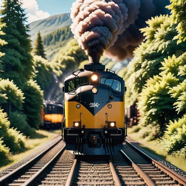 Symulator pociągu dla dzieci