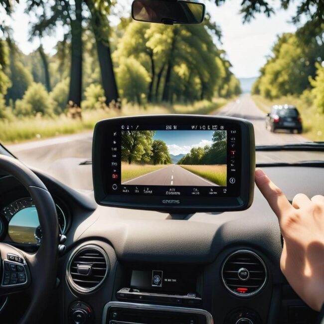 Tajemnicze miejsce na GPS w pojeździe