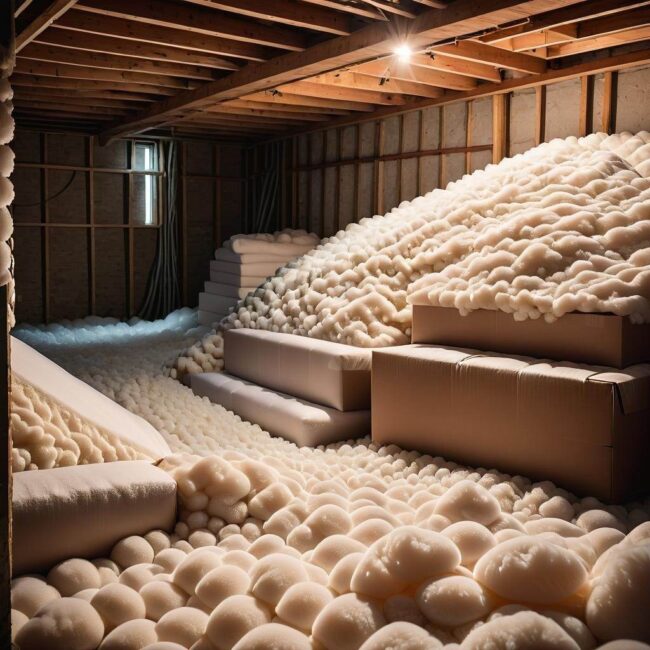 Termiczna izolacja sufitu podziemnego