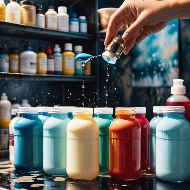 Usuwanie plam z farb plakatowych z różnych materiałów