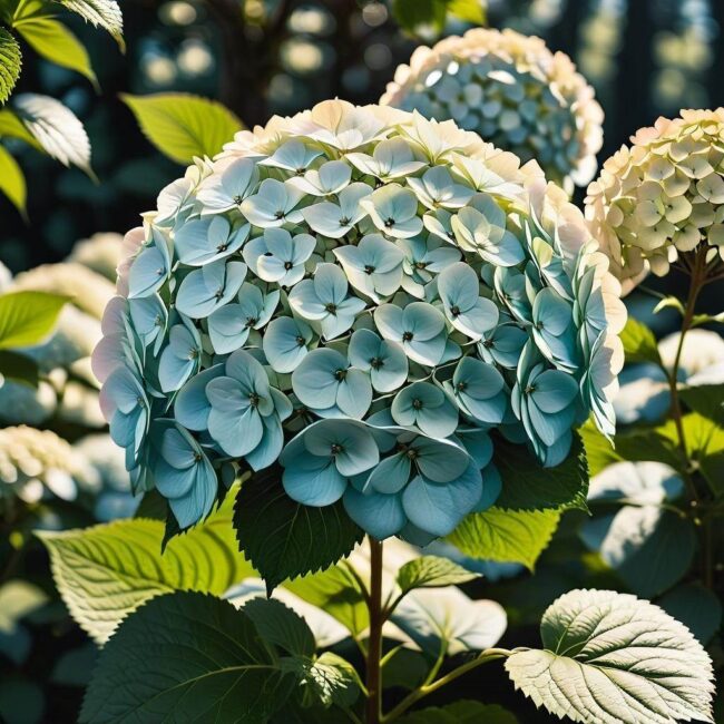 Usychające liście Hortensji Skyfall