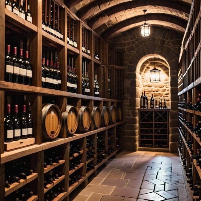 Wyposażenie piwnicy na wino