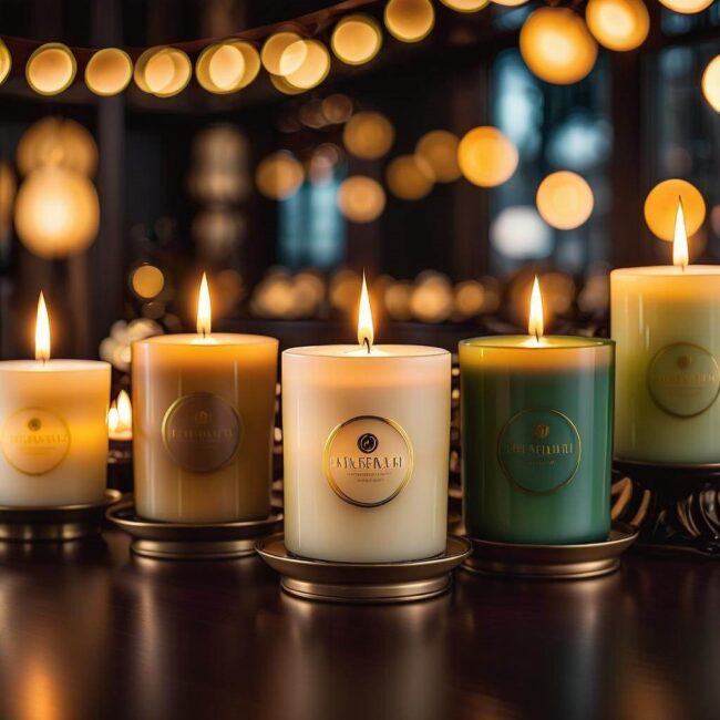 Zapachowe świece sojowe