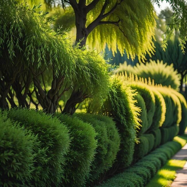 Zastosowanie wierzby mandżurskiej w krajobrazie