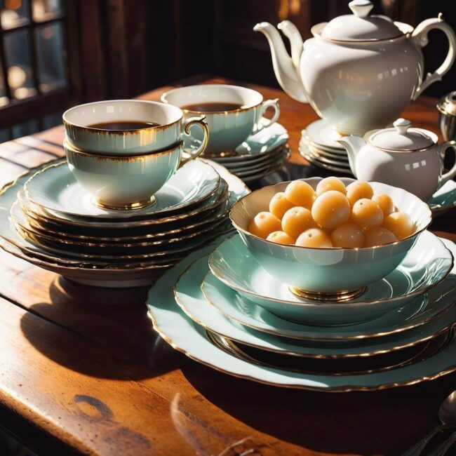 Zestawy do herbaty z poprzednich epok