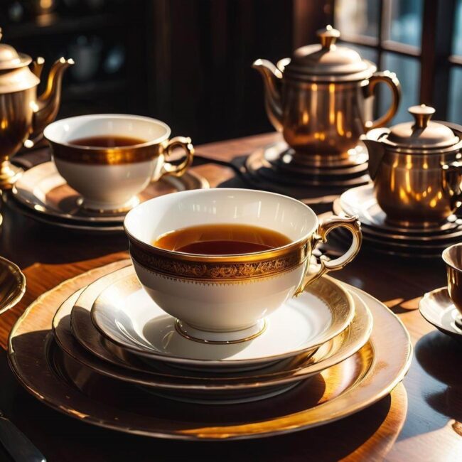 Zestawy porcelany francuskiej