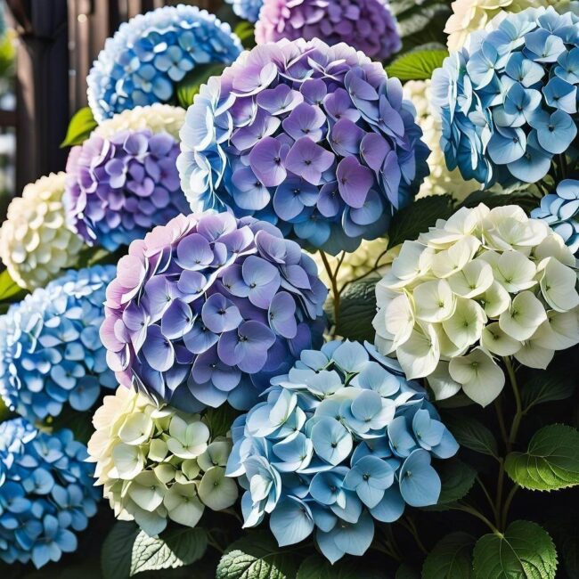 hortensje sztuczne kompozycje