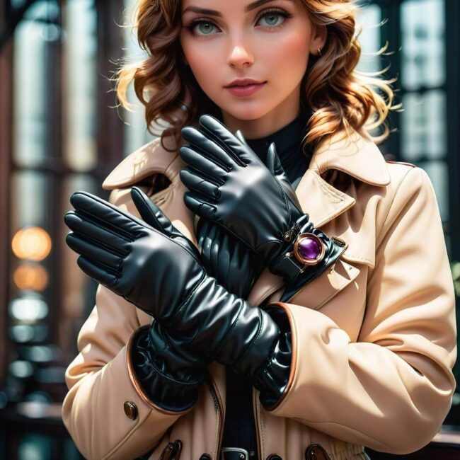 rękawiczki wełniane damskie