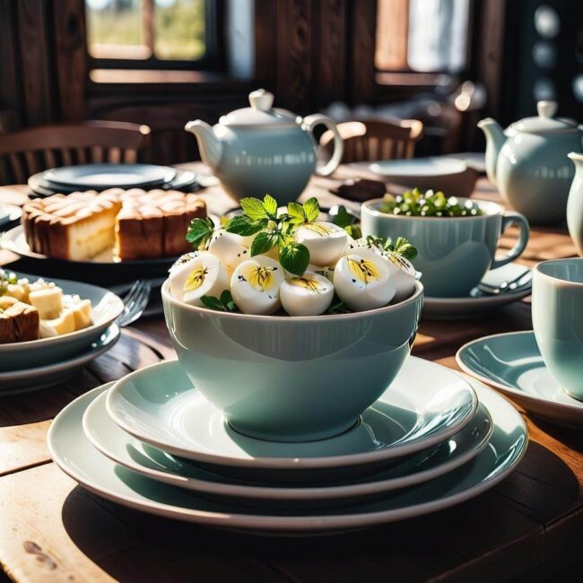 zastawa stołowa z Norwegii